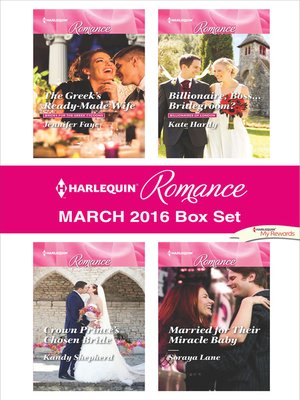 cover image of Harlequin Romance March 2016 Box Set